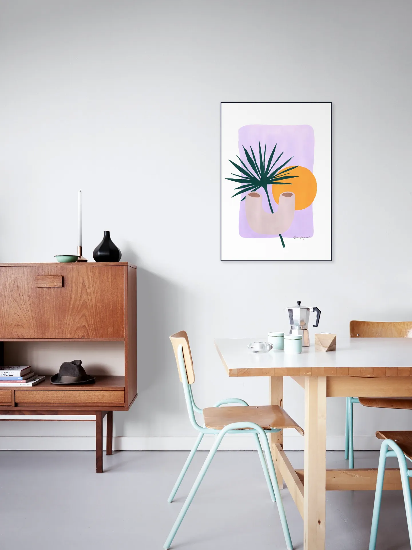 Fan Palm and Sunshine