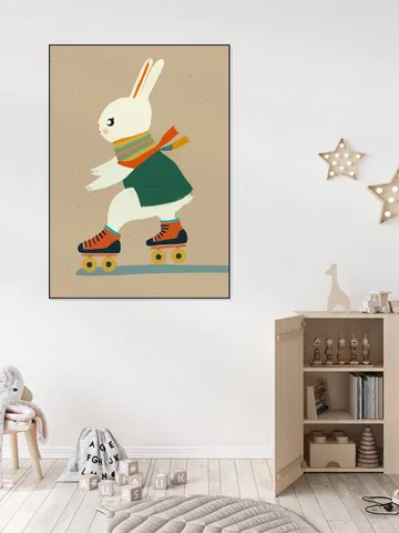 Inline Skating Bunny