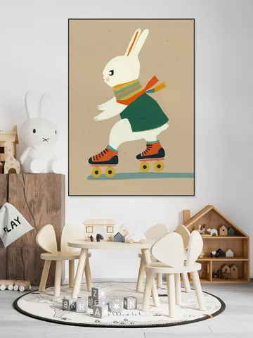 Inline Skating Bunny