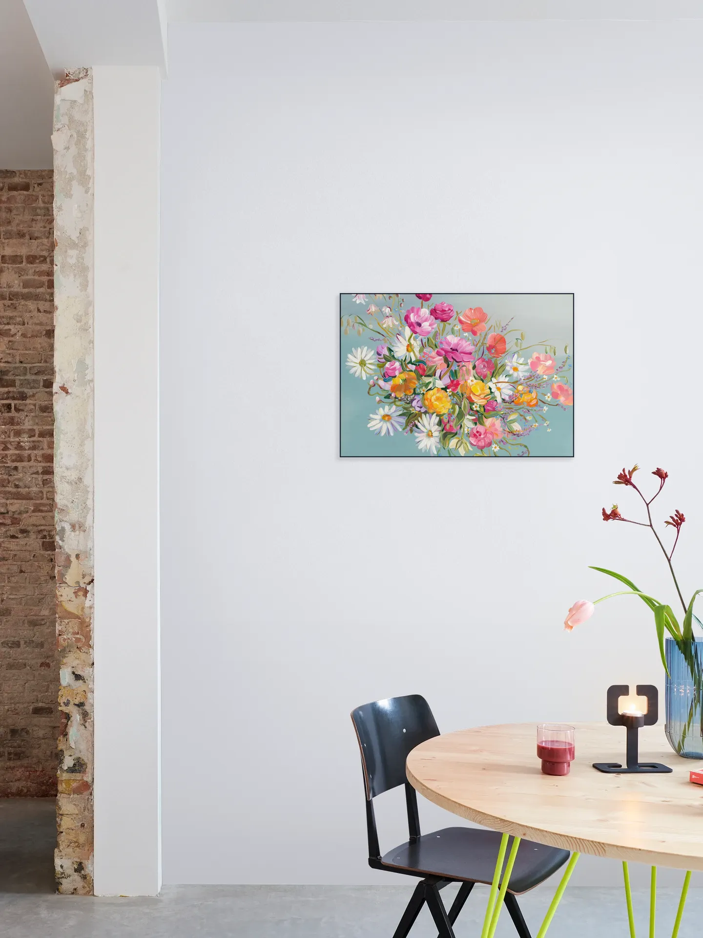 Blooms On Blue