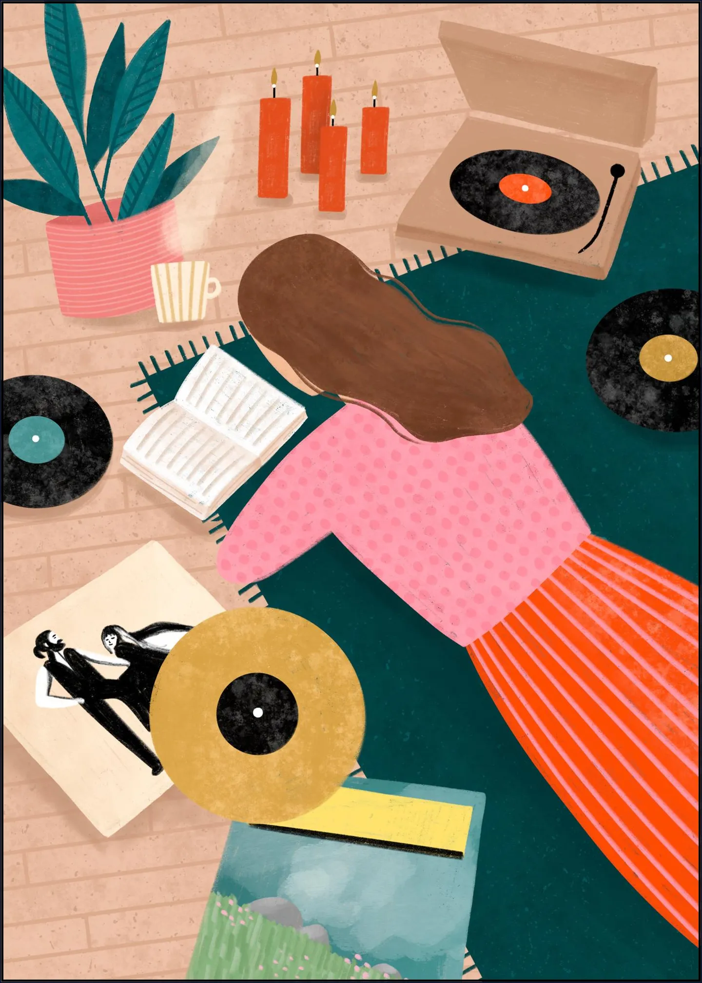 Cozy Vinyl Retreat