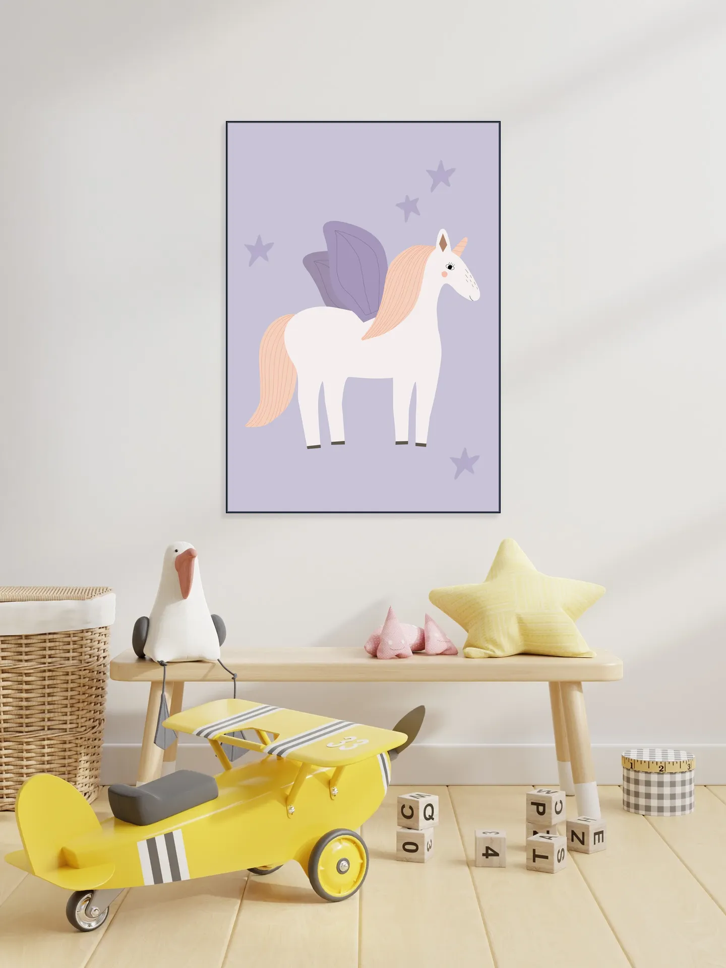 Winged Unicorn Lilac
