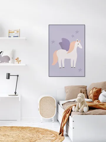 Winged Unicorn Lilac