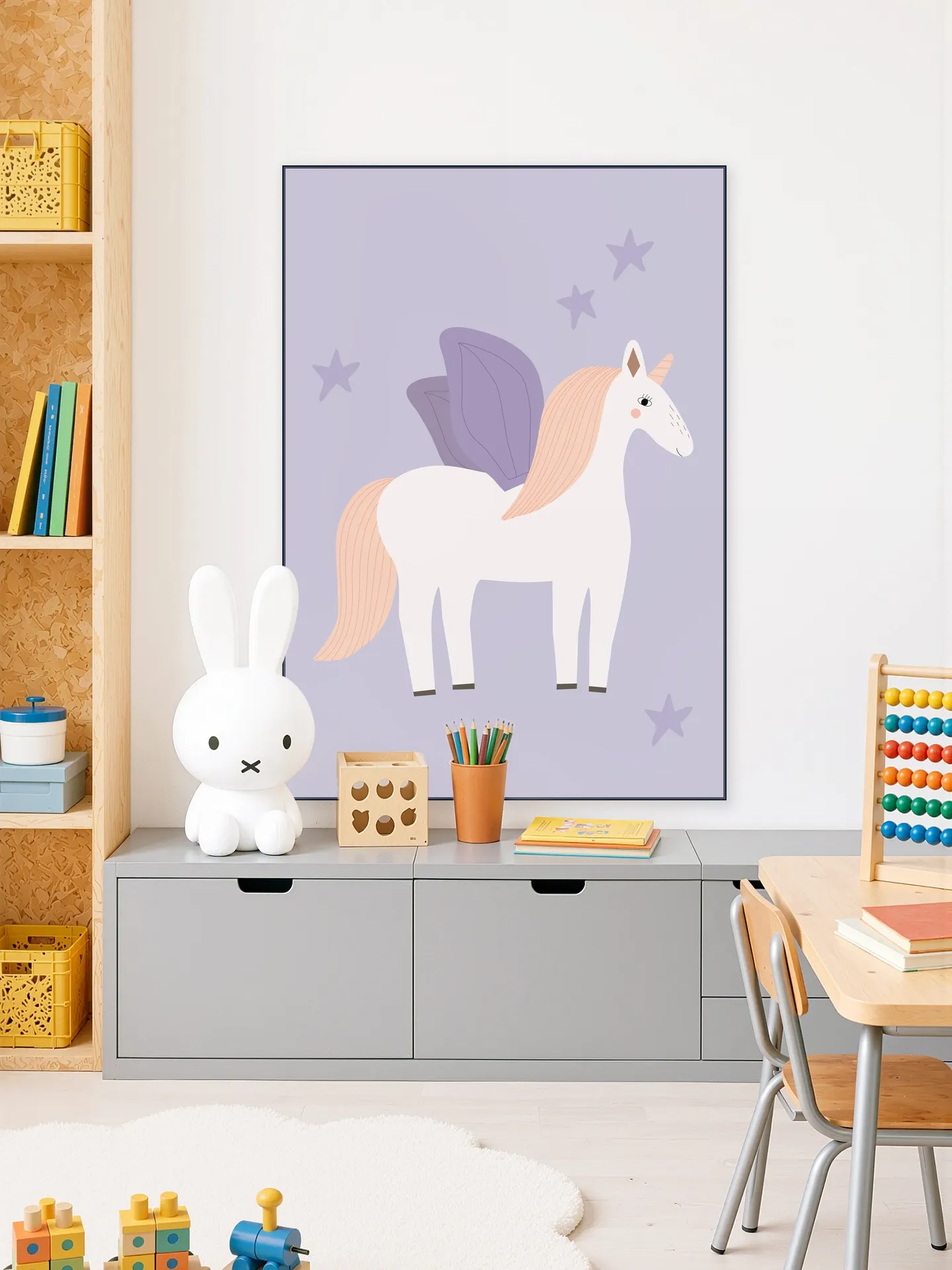 Winged Unicorn Lilac