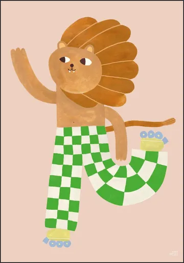 Skating Lion