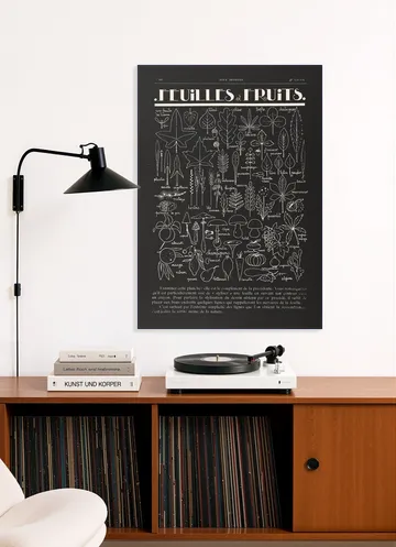 Feuilles et Fruits noir