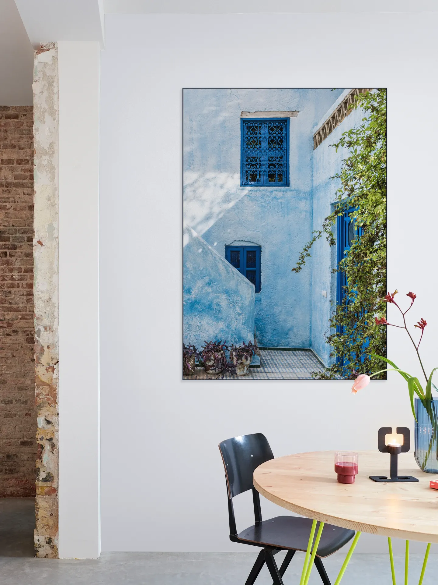 Blue Facade In Morocco