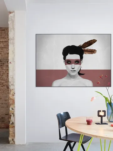 Warpaint and peace Feathers