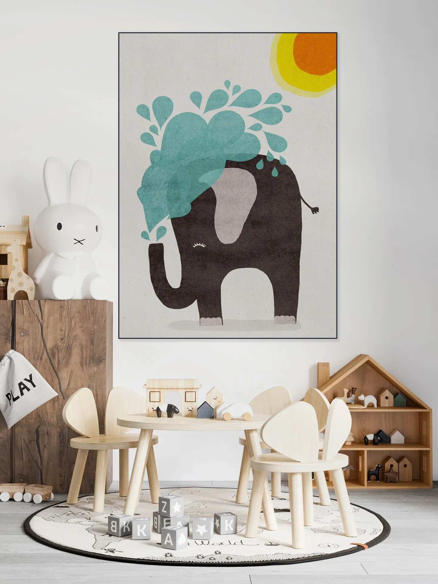 Funny elephant