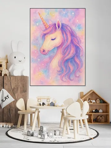 The Enchanted Unicorn Beneath the Stars