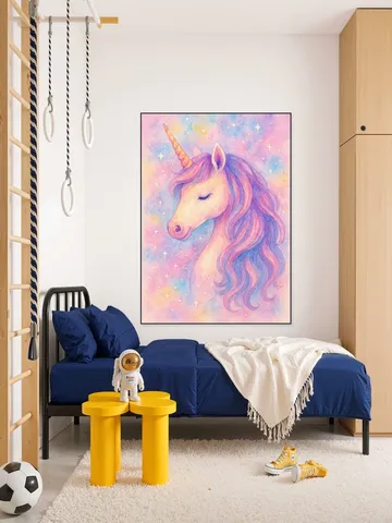 The Enchanted Unicorn Beneath the Stars