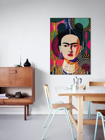 Frida in Layers of Colors