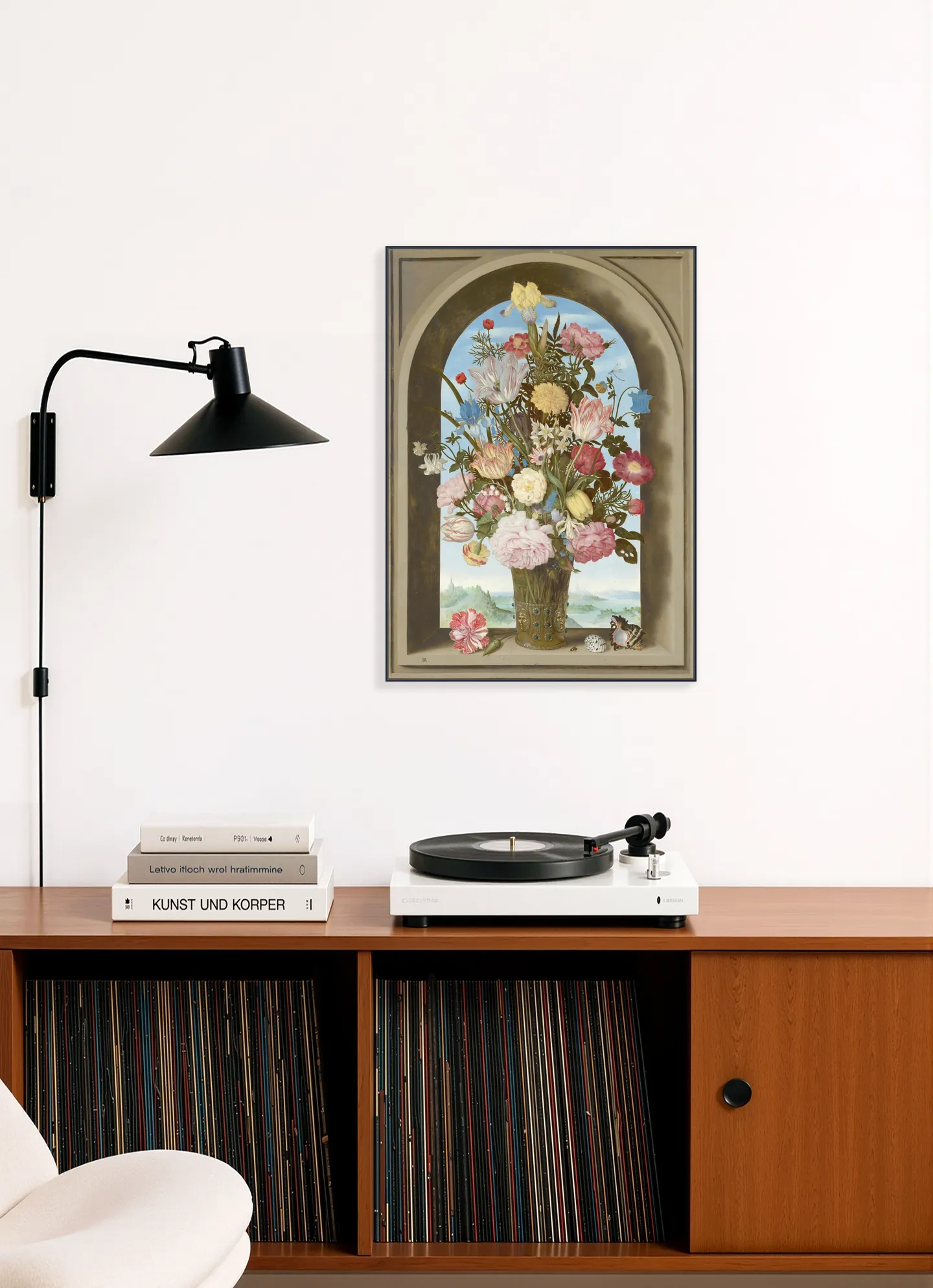 Vase of Flowers in a Window