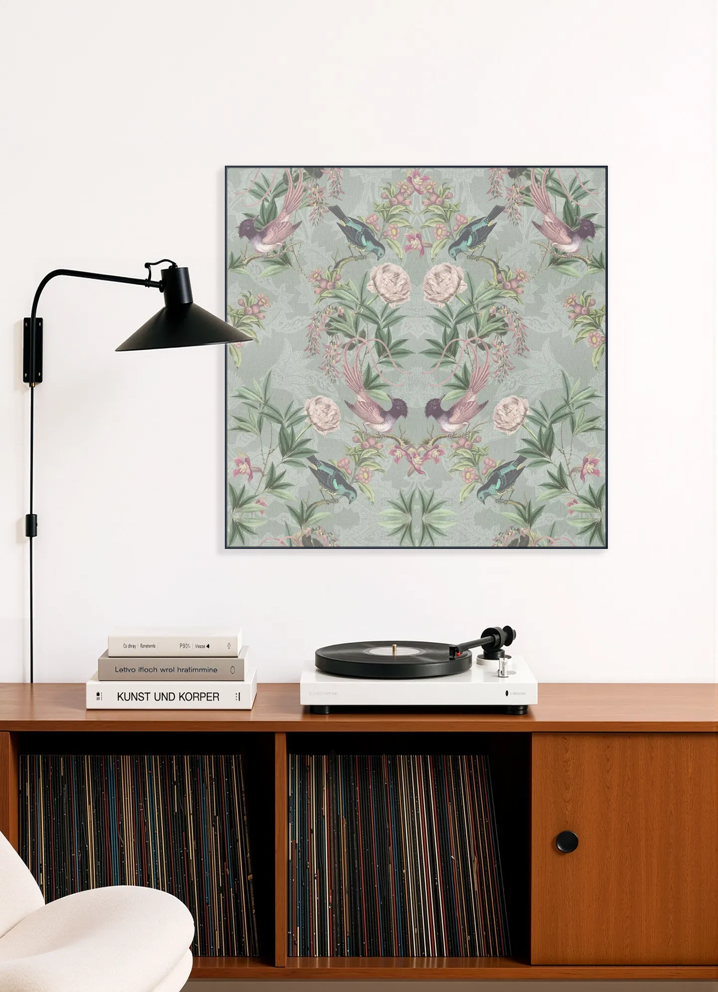 Rococo Birds and Flowers