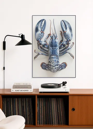 Delft Blue Lobster - White