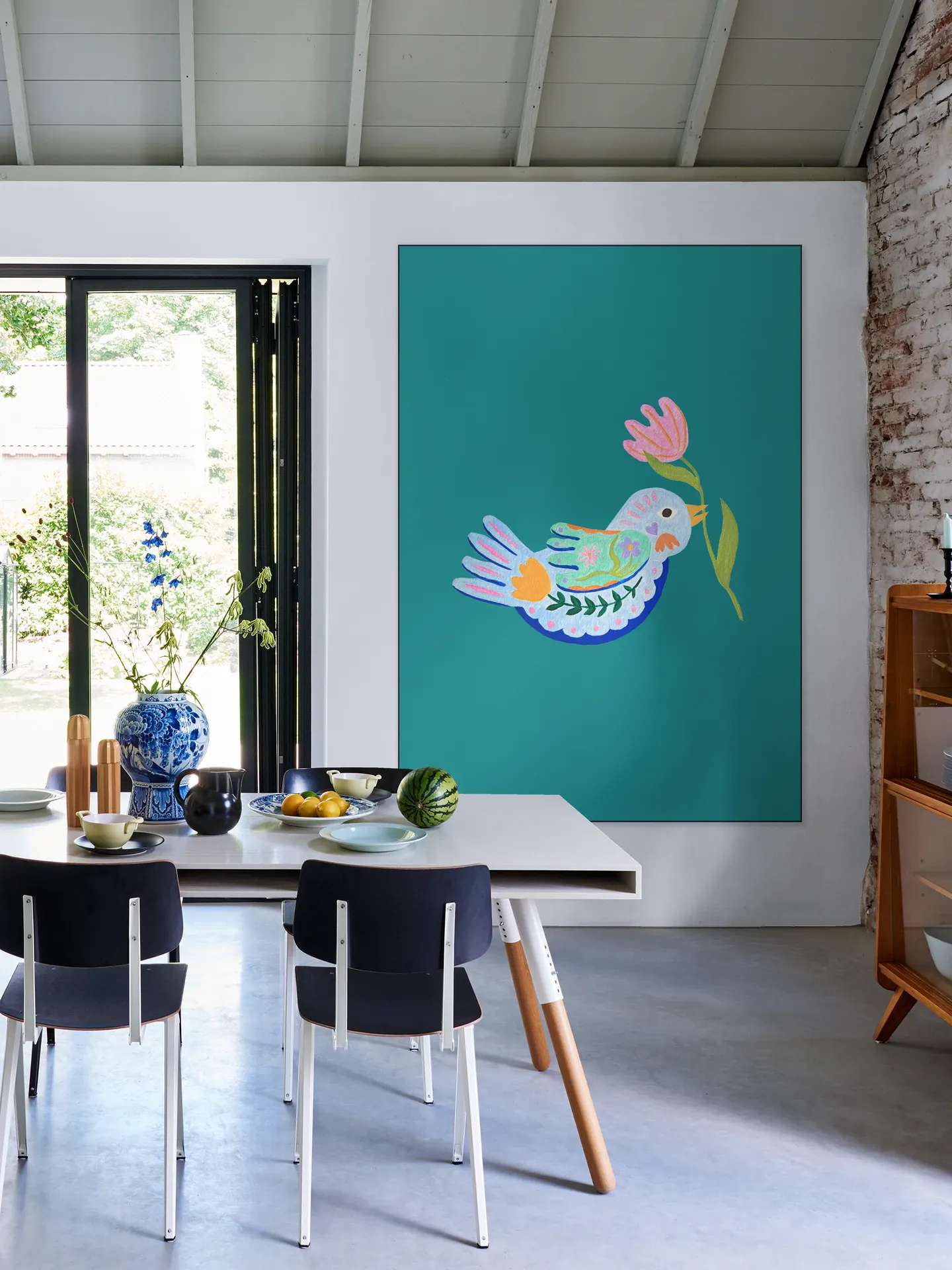 Floral Fantasy Bird