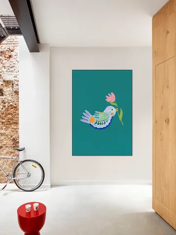 Floral Fantasy Bird