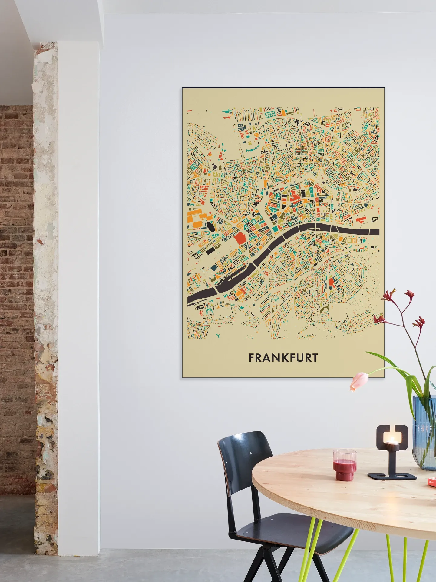 Frankfurt Mosaic Map