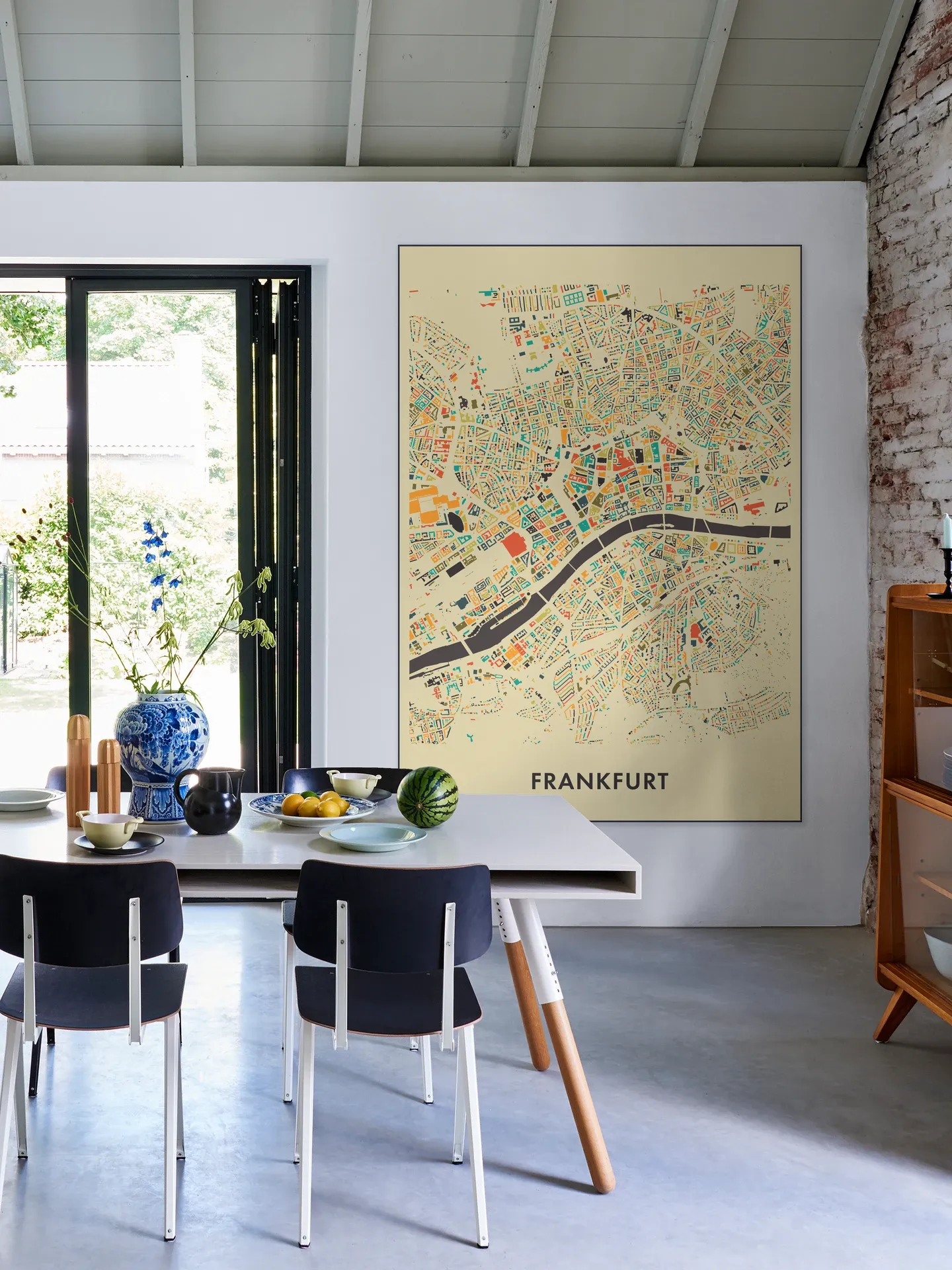 Frankfurt Mosaic Map