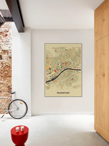 Frankfurt Mosaic Map