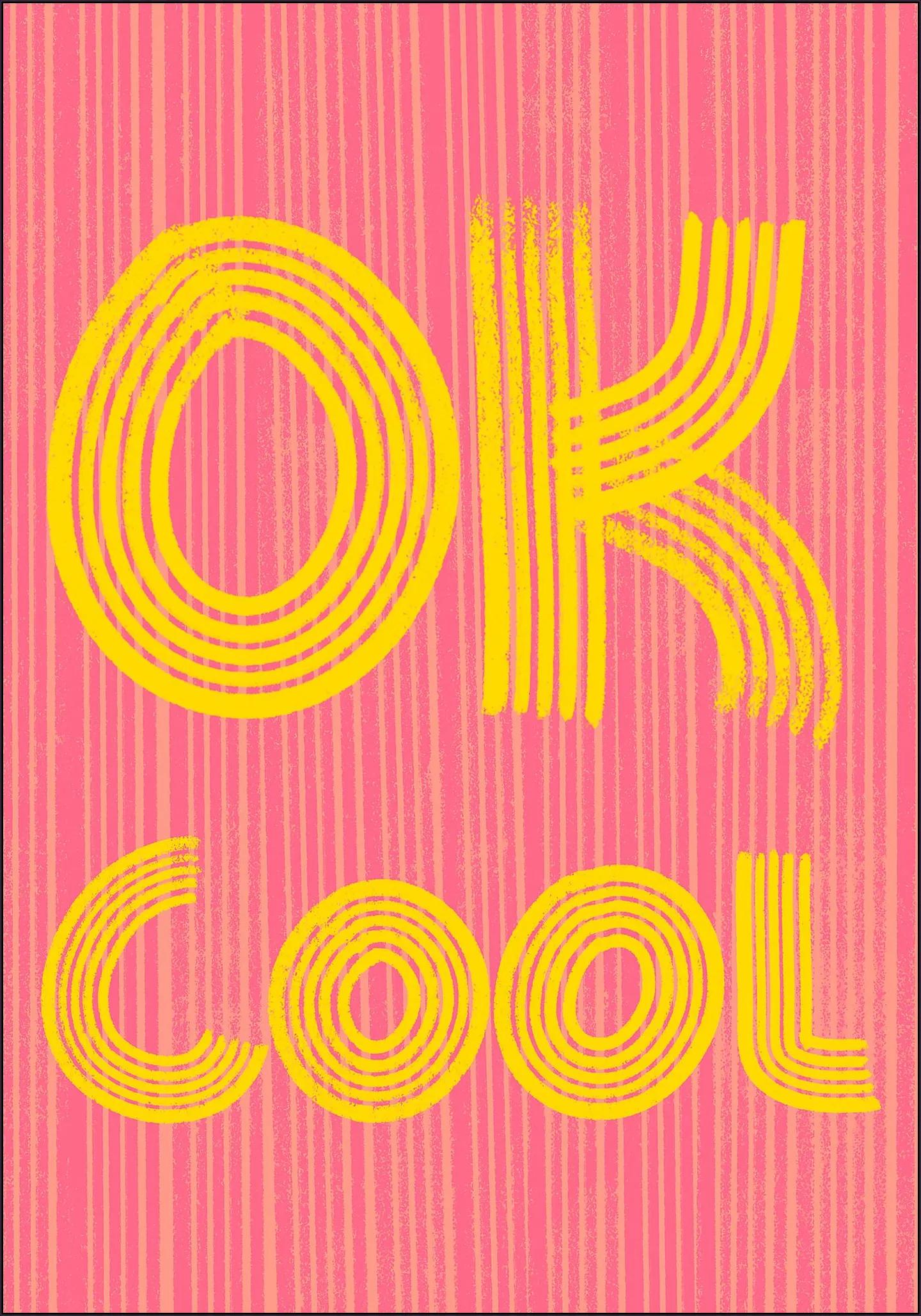 Ok Cool Handlettering