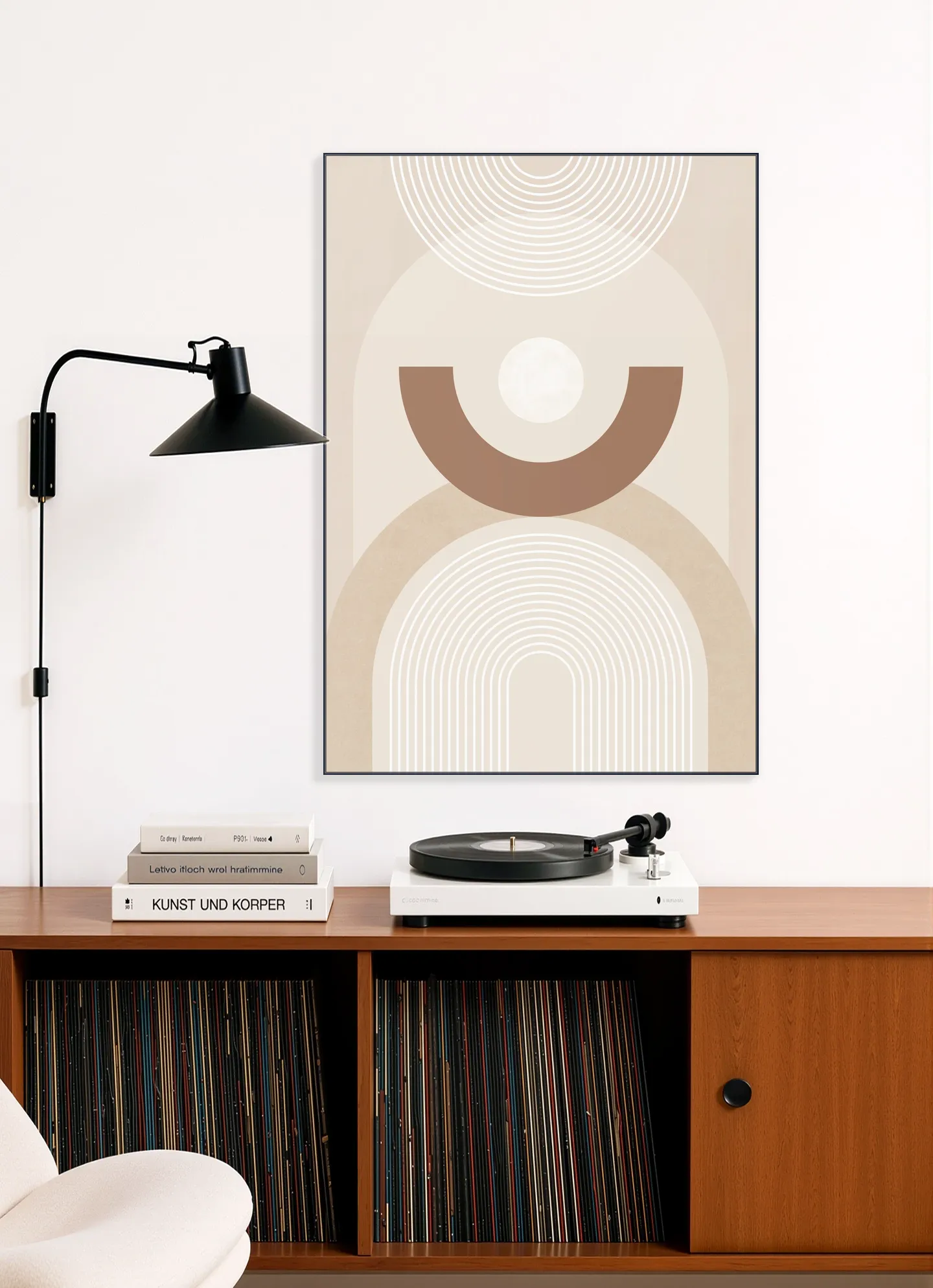 Beige Mid Century Poster No.1