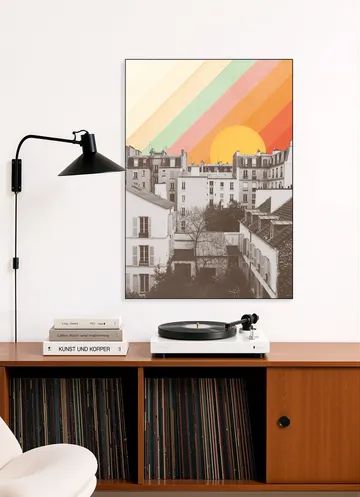 Rainbow Sky above Paris