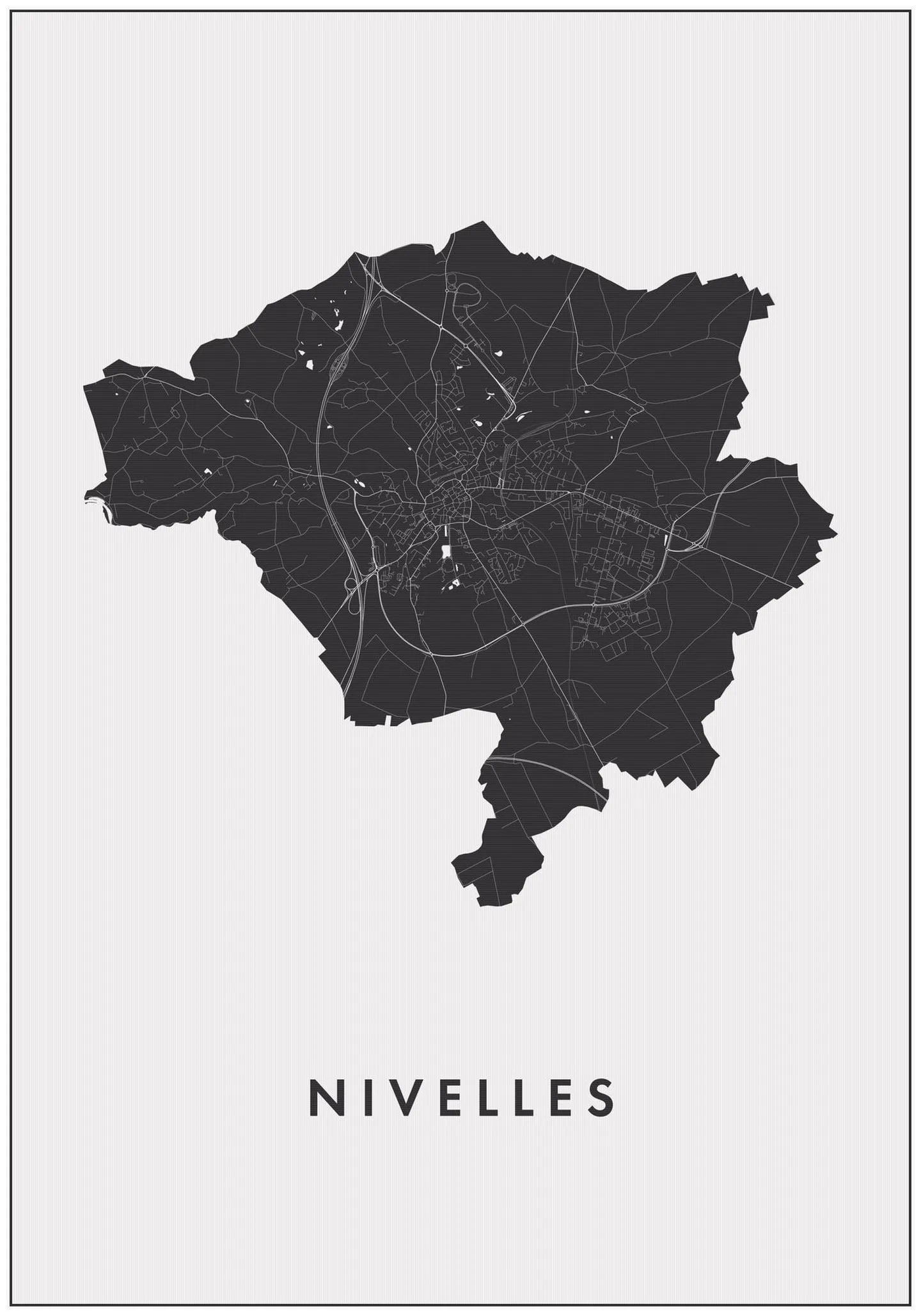 Nivelles City Map