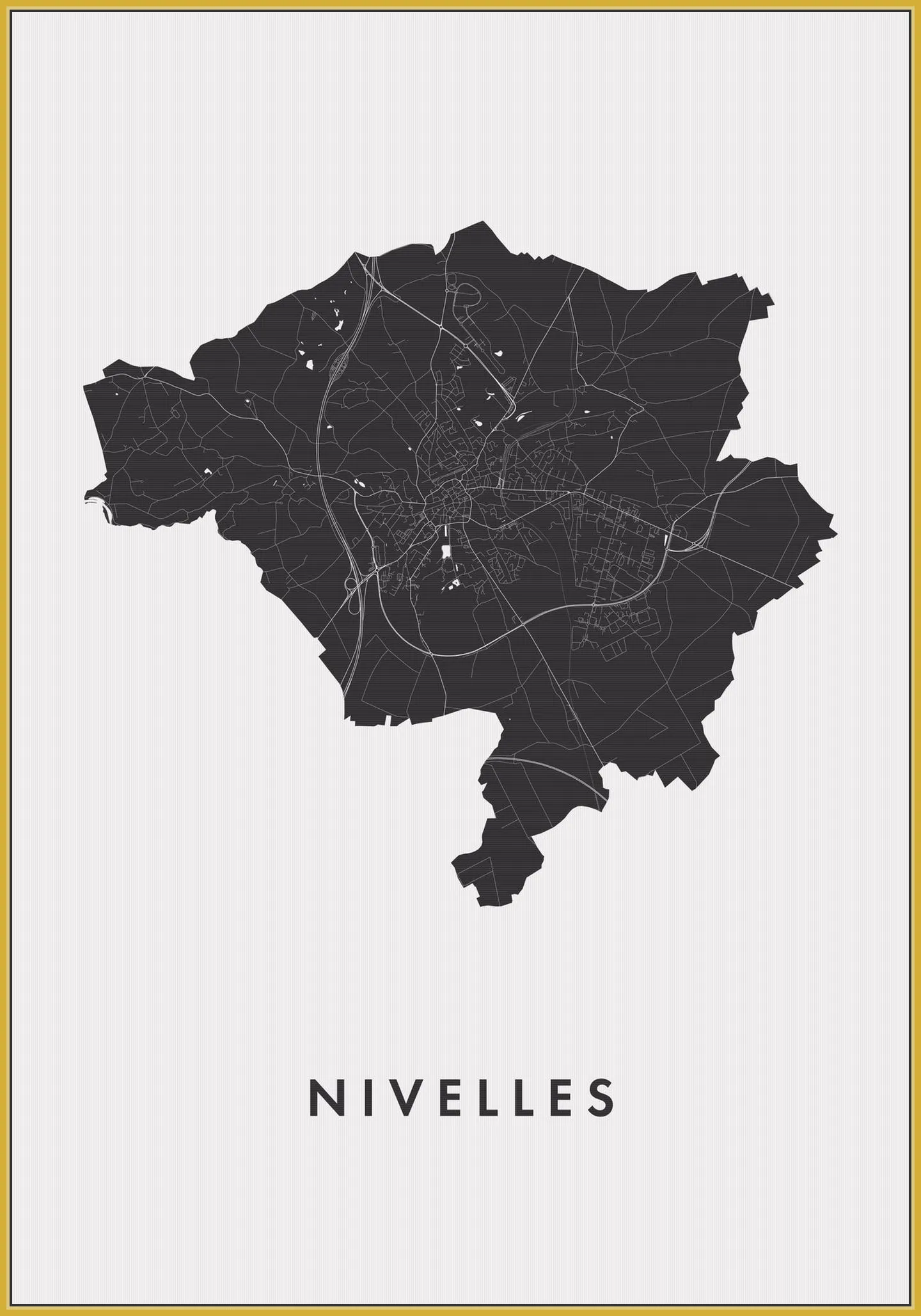 Nivelles City Map