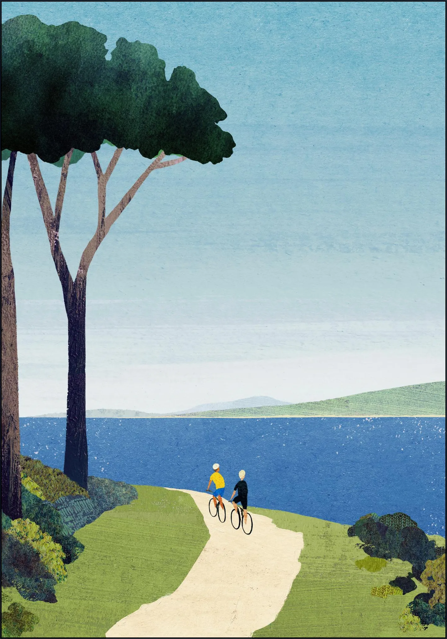 Cycling by the Sea
