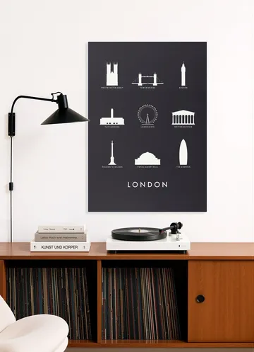 London Architecture black