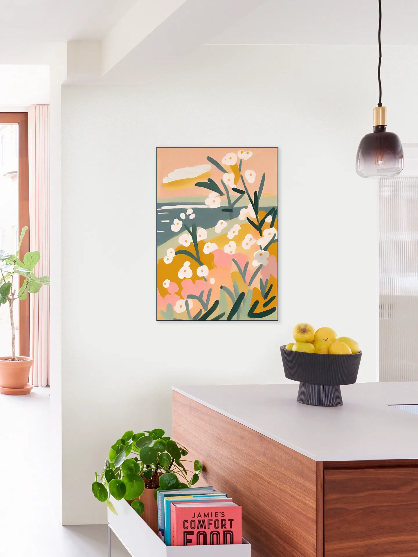 Flowers By The Sea