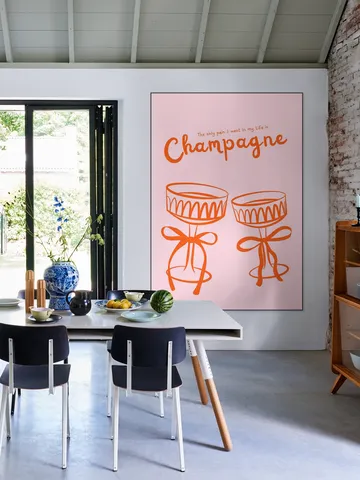 Pink Champagne Toast