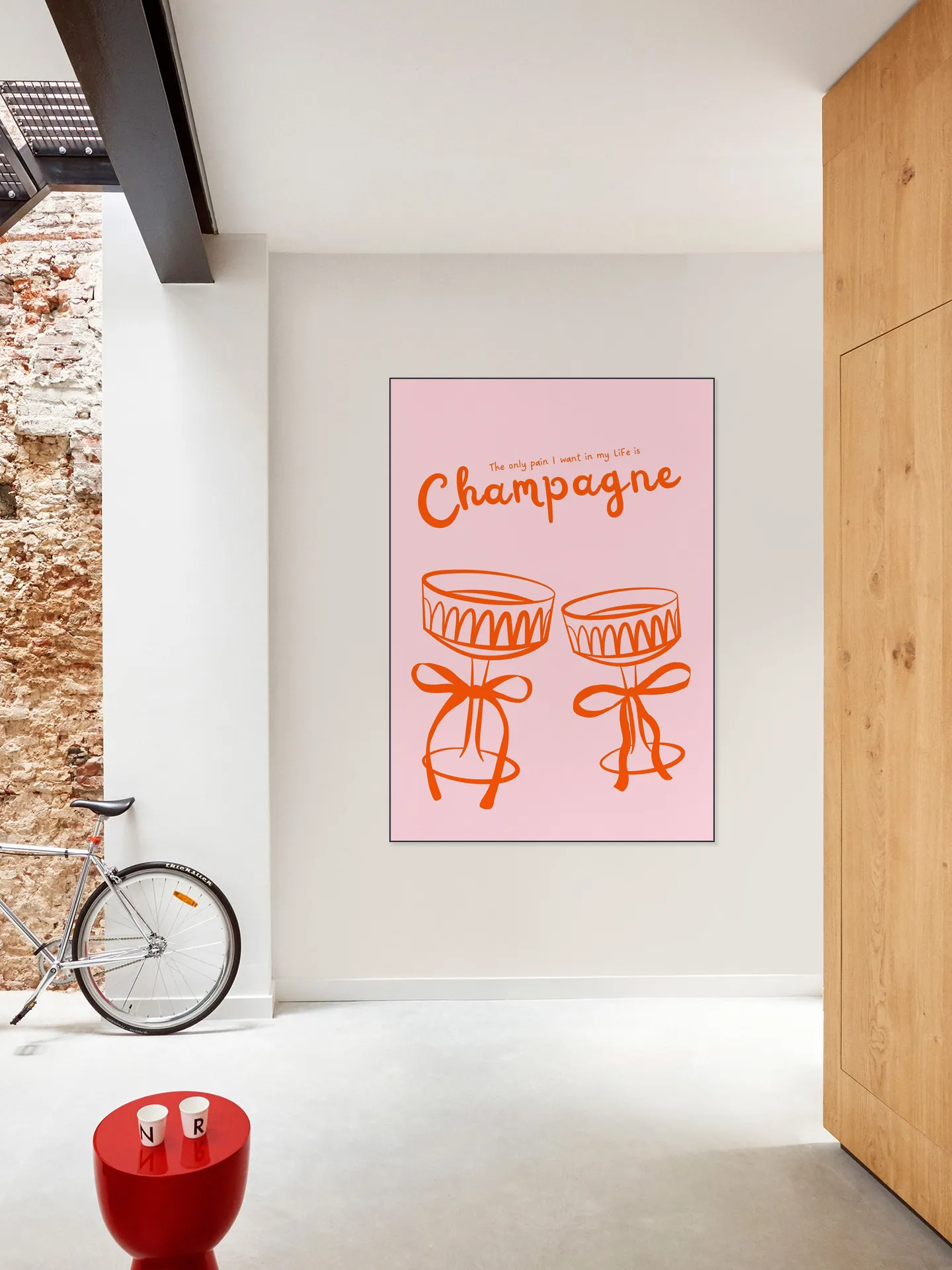 Pink Champagne Toast