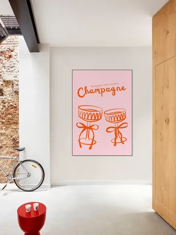 Pink Champagne Toast