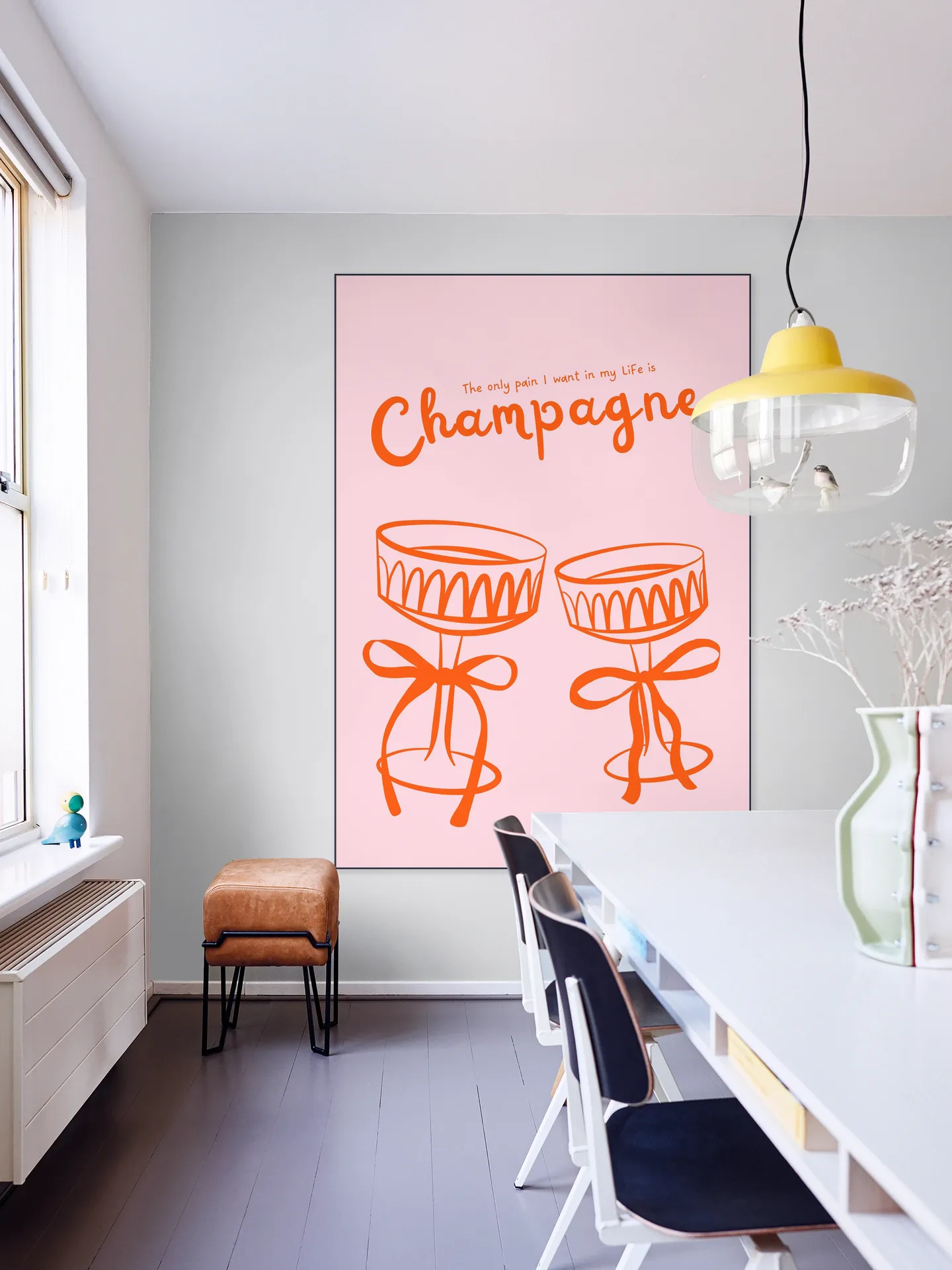 Pink Champagne Toast
