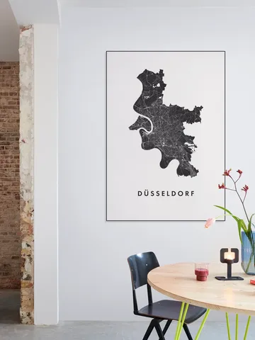 Düsseldorf City Map
