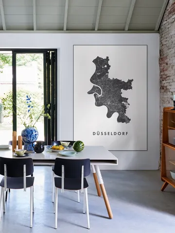 Düsseldorf City Map