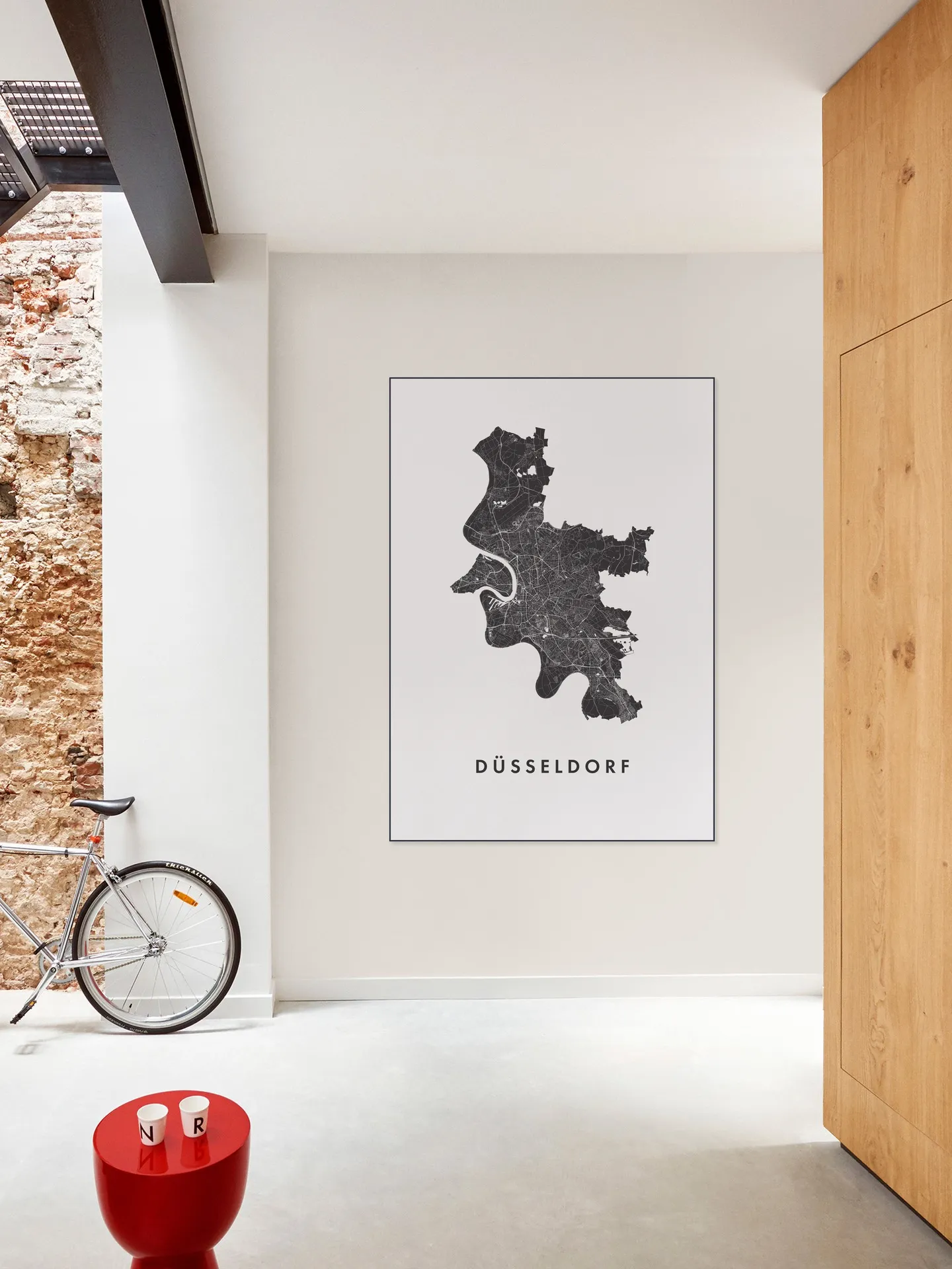 Düsseldorf City Map