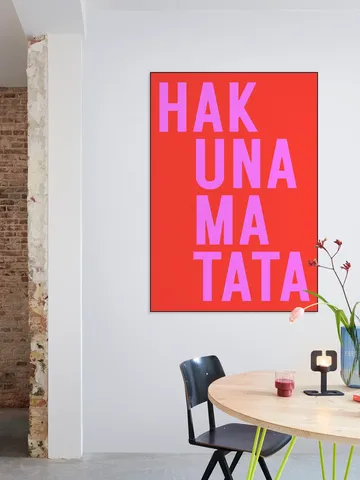 Hakuna Matata - Red Pink 