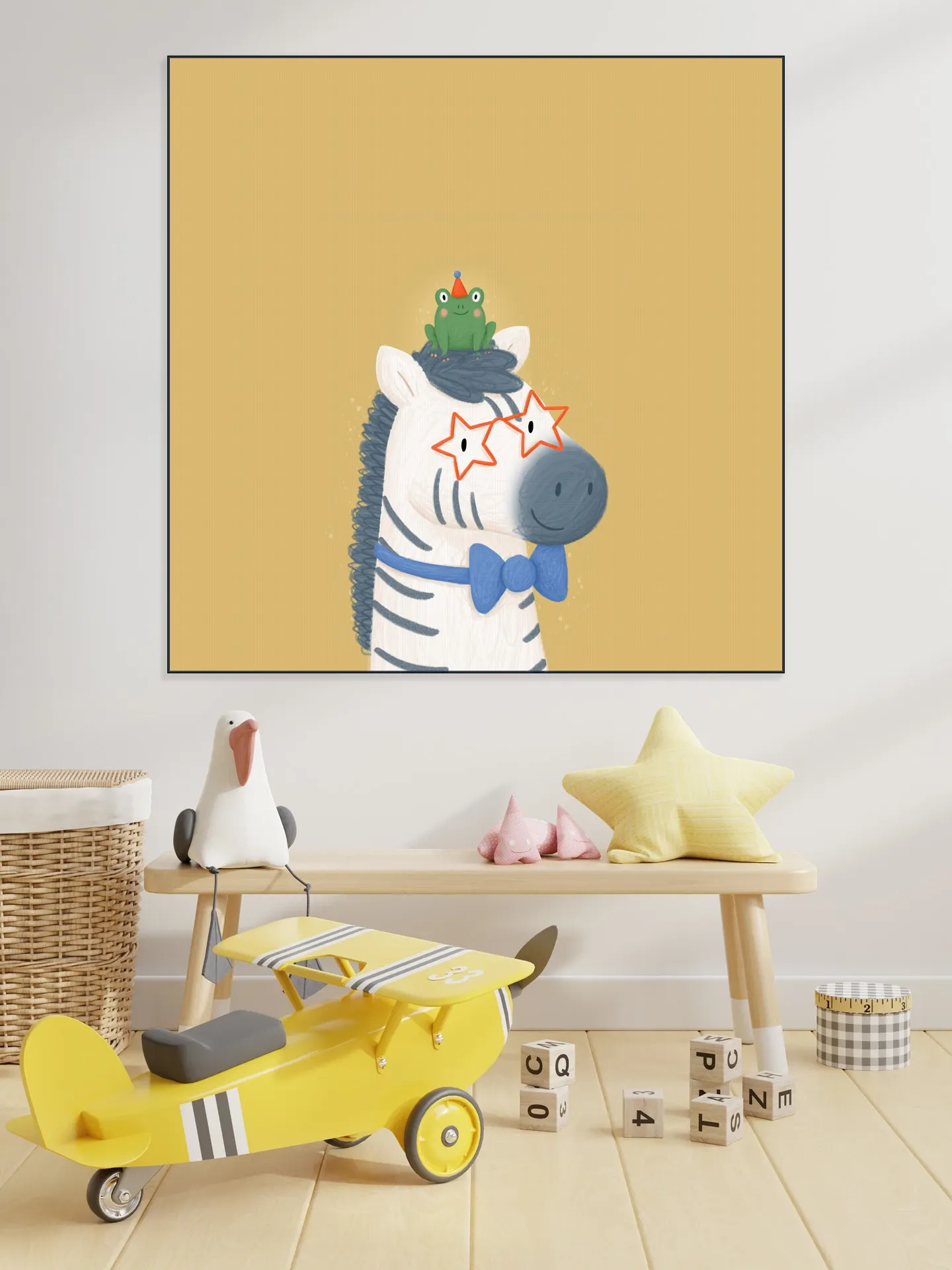 Zebra & Frog