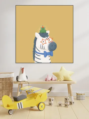Zebra & Frog