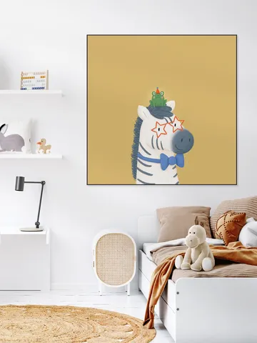 Zebra & Frog