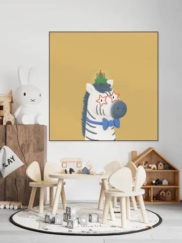 Zebra & Frog