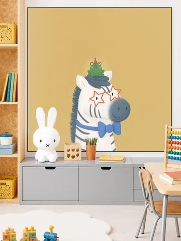 Zebra & Frog
